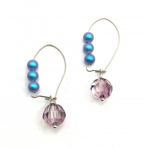 Kristal Wick's Color Inspiration - Alaskan Pastel Earrings - , Wire Jewelry Design, Design, color inspiration alaskan pastel earrings